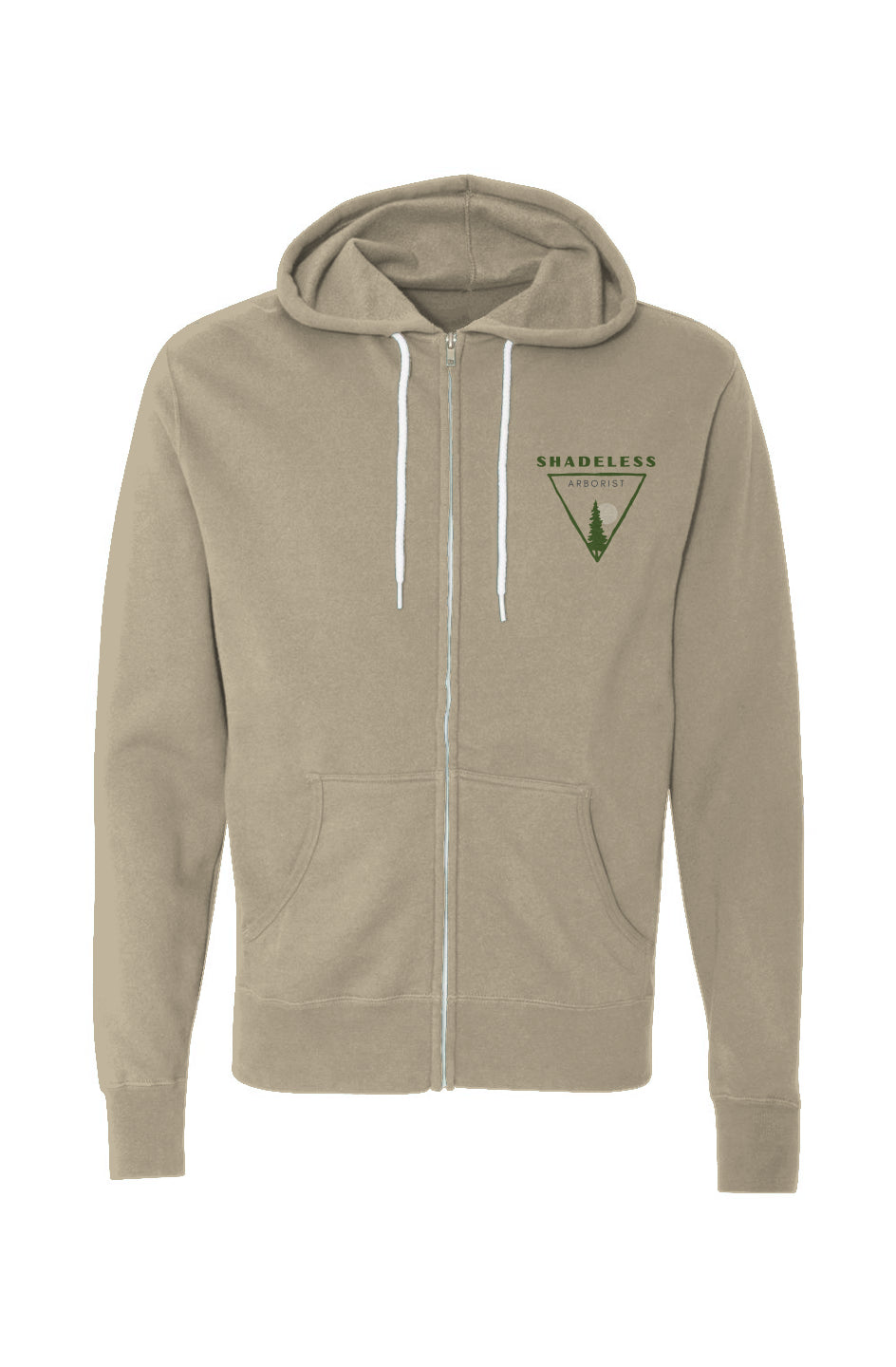 Unisex Lightweight Full-Zip Hoodie